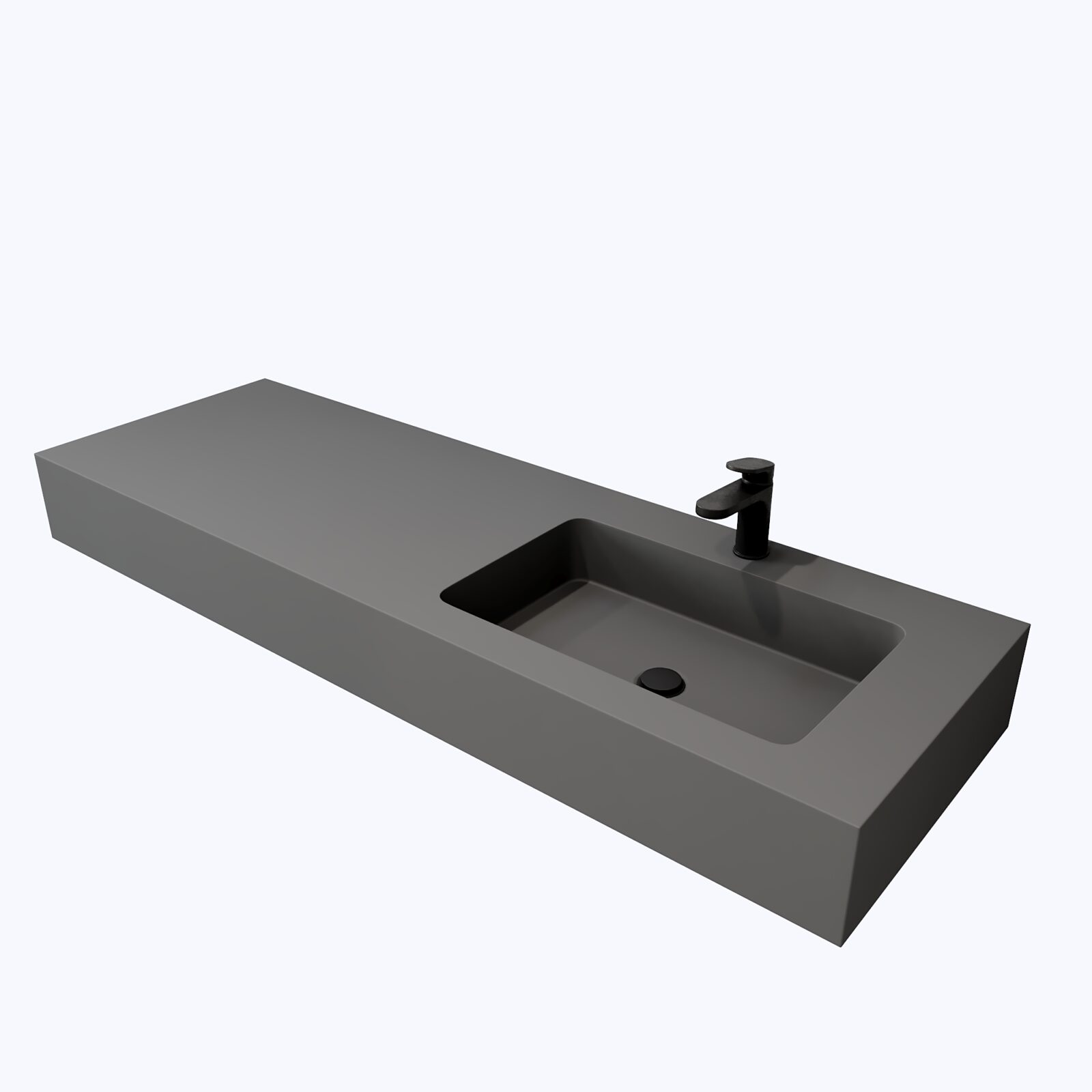 Wastafel BIANCA in Antraciet