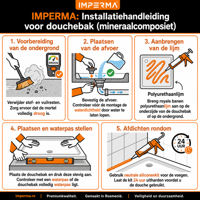 Complete handleiding voor het installeren van een douchebak